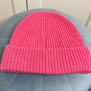 H&M Bright Pink Knit Hat